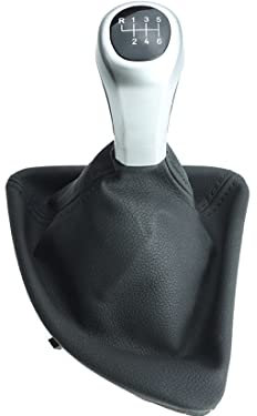 Newtown2700-parts Schaltknauf Schaltmanschette Rahmen kompatibel/Ersatzteil für BMW 1er E81 E82 E87 6 Gang