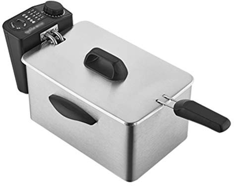 LTLWSH Deep Fryer 2000 Watts, 2.5L, Temperature Control, Removable Oil Bowl, Food Grade Stainless Steel