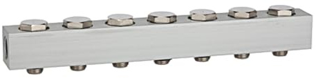 RIEGLER 106621-519.07-14 Versorgungsleiste für Wegeventile, mit 7 Ventilpositionen, G 1/4, 1Stk