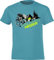 Fahrrad T-Shirt Kinder - Waldweg Heizer - Mountainbike - Sportbekleidung Jungen & Mädchen - Outdoor Kleidung (Swimming Pool 152-164)