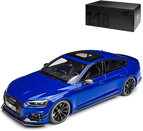 GT Spirit A-U-D-I A5 RS5 R ABT F5 II Sportback Limousine Blau 2. Generation Ab 2016 Nr 273 1/18 Modell Auto mit individiuellem Wunschkennzeichen