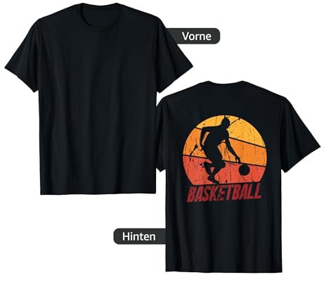 Basketball Vintage Basketballkorb Geschenk Trikot Slam Dunk T-Shirt