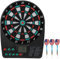 Elektronische Dartscheibe Dartboard mit 3 Darts Electronic Dart Automatic Scoring Soft Dart Board Set Elektronisch Dartautomat E Dartboards mit LCD-Anzeige 26x20.2x2.5cm/10.2x8x1in