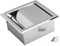 Wisboey Porte-Papier HygiéNique IntéGré en Acier Inoxydable, Porte-Papier Toilette, Porte-Papier Toilette Moderne, Porte-Papier Toilette IntéGré