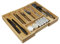 Orga-Box III BAMBUS Besteckeinsatz ausziehbar für Schubladenbreite von 40-60 cm für Nobilia Küchen ab August 2012 Holz-Besteckkasten mit 5-7 Fächer