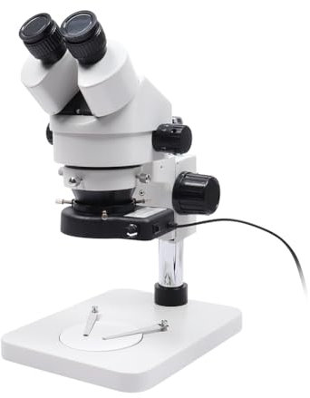 7-45x Continuous Magnification Binocular Microscope Phone Watch Repair Circuit Board Welding Jewelry Identification HD Professional Three-Eye Microscope CCD Melt-Blown Cloth Mold Hole Detection