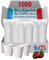 G.M. DISTRIBUZIONE bicchieri plastica (1000, Bianchi) - Bicchierini Caffè 80cc - Bicchieri Riutilizzabili Super Rigidi e Resistenti al Calore per Espresso, Asporto, Casa e Ufficio - Made in Italy