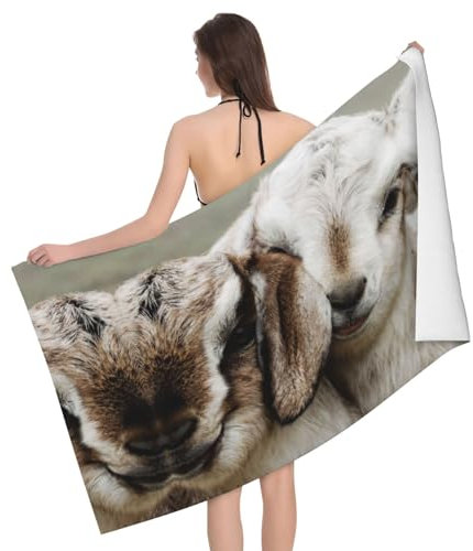 Badetuch Strandtuch mit Tiermotiv, groß, weich, personalisierbar, hohe Mikrofaser, saugfähig, Badetücher