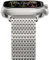 NewWays Cinturino in maglia milanese, compatibile con Apple Watch 49 mm, 46 mm, 45 mm, 44 mm, 42 mm (Seire 3 2 1), in acciaio inox magnetico, cinturino di ricambio per iWatch Ultra 2/Ultra Series 10,