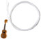 Cuerdas de ukelele de nailon | Juego de 4 piezas de repuesto para principiantes convenientes cuerdas de ukelele soprano regulares, accesorio de pieza de repuesto