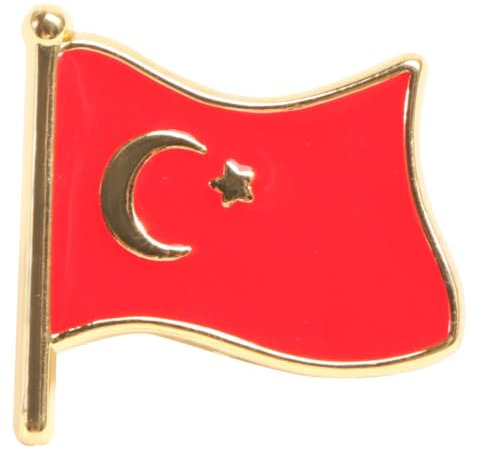 ROMISBABA Metallstifte geburtstags geburtstagsgeschenk geburtstags mitbringsel Red brooch britische Flagge Balsam broschen für kleidung Nationalflaggenbrosche Kleiderabzeichen rot