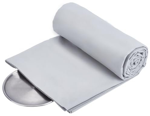 PH PandaHall 1.5x2m Chiffon argenterie Chiffon Magique argenterie Anti Ternissement Gris pour Bijoux Chiffon de Nettoyage pour Argenterie Couverts Rangement D'Orfèvrerie Housse Clavier