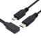 CY Câble d'extension de charge répartiteur USB-C femelle vers USB-C type C USB 3.1 et micro USB mâle