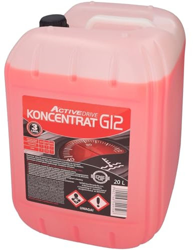 SAMETRUCK G12 / G11 Kühlerfrostschutz -80°C 5L Kühlflüssigkeit Konzentrat Antifreeze LKW PKW (G12 (Rot), 20L)