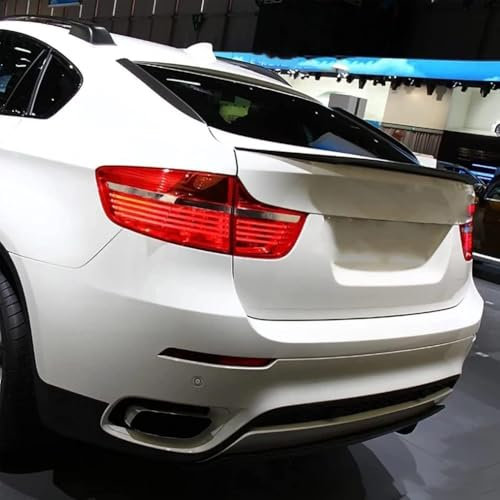 Heckspoiler Auto für BMW E71 X6 2008-2012, Spoiler Heckflügel ABS Kofferraumspoiler Dachspoilerflügel Lippe Wing Dekoration Zubehör