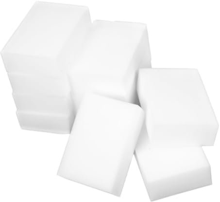 Esshogo 10 Pz Spugne Magiche Bianche, per Cancellare Antisporco, Magica, Spugna Antisporco per Pulizia Casa, Cucina, Parete, Bagno, Pavimenti, Scarpe