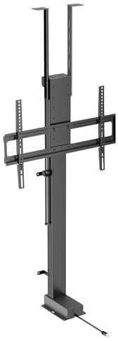 KIMEX - Support écran TV - Motorisé - Connecté - Compatible écrans 43-88 - Installation Sol ou Plafond - 018-6065W