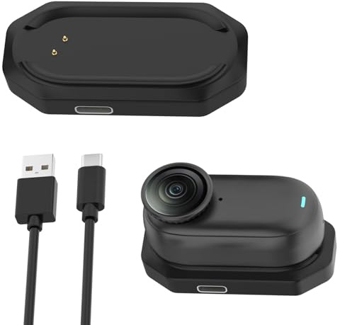 BeisDirect Kamera-Ladegerät für Insta360 GO 3S/GO 3 Sportkamera Ladegerät Ladestation mit Ladekabel