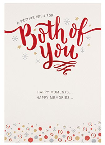 Hallmark Medium To Both Happy Memories Christmas Card