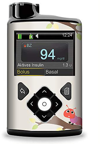 Aufkleber Sticker für Medtronic Minimed Insulinpumpe Raupe myDili Diabetes