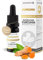 BIOCANNOVEA Kurkuma Extrakt Tropfen - Reines Curcumin 10ml, Wasserlöslich & Mizelliert, 20-Fache Wirkung, pflanzliches Nahrungsergänzungsmittel, hohe Bioverfügbarkeit, ohne Zusatz, Entzündungshemmend