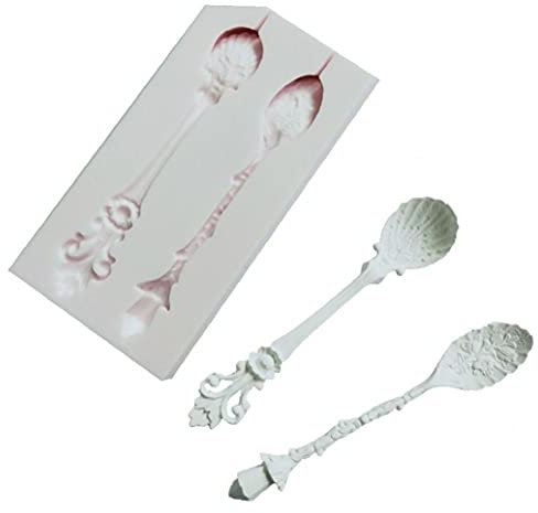 Cuchara Forma Fondant Molde De Silicona Galletas Chocolate Galleta Helado Moldes Para Hornear Moldes Para Hornear Herramientas De Decoración De Pastel