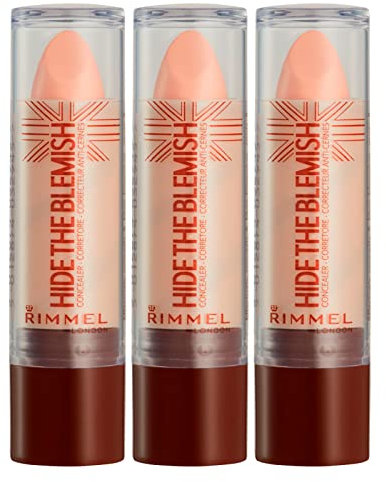 3x Rimmel London Hide The Blemish Concealer Stick 004 Natural Beige - 3 Concealer