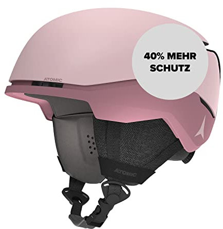 ATOMIC FOUR AMID Skihelm - Rose - Größe XS - Helm für max. Sicherheit - Skihelme mit komfortablem 360° Fit System - Snowboardhelm mit Belüftungssystem - Kopfumfang 48-52 cm