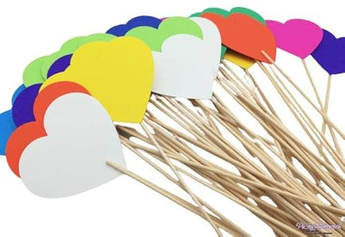 Herzstecker 400 Stück in XL, Spalier Herzen, Hochzeit, Taufe,Steckherzen, Dekoration