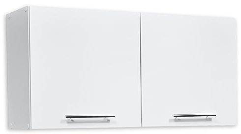 Eddy Moderner Hängeschrank Küche in Weiß matt - Geräumiger Küchenschrank mit viel Stauraum - 100 x 50 x 31 cm (B/H/T)