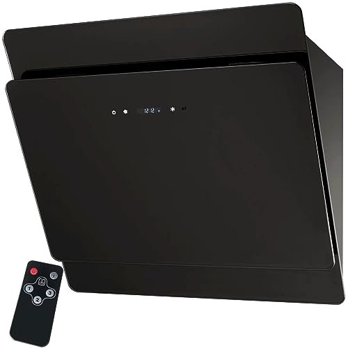 Syntrox Dunstabzugshaube 60 cm Empina, mit Touch Screen und Fernbedienung Leise leistungsstarke Abzugshaube, Küchenentlüftung mit Touch-Screen, 210 Watt