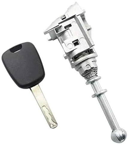 CLKE Kit de Barillet de Serrure de Porte Avant Gauche, Cylindre Fermeture et Clé Porte Avant Gauche,Cylindre de Serrure de Porte Automatique pour Citroën C4(2004-2011)9170.Y0 9170Y0 9170.Y1 9170Y1