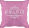 Shirtracer Kissen 50x50 - Statement - Lieblingsplatz mit Ornament - weiß - 50 x 50 cm - Pink - Outdoor Statement-Kissen Statements schmusekissen Spruch sprüche sofakissen Schriftzug bezug zierkissen