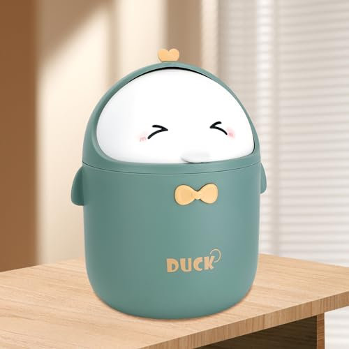 Mini Papelera Escritorio, Pequeño Design Cubos Basura, Mini Cubo de Basura, Papelera Sobremesa, Mini Bote de Basura de Escritorio, Cubo Basura para Cocina, Baño, Oficina, Escritorio, Mesa del Tocador