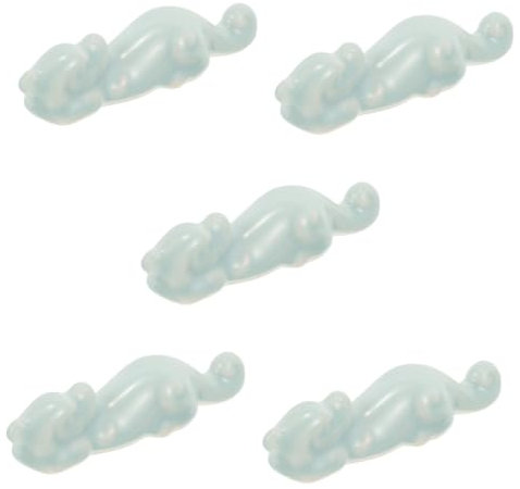 TEHAUX 5pcs Pen Holder Elegant Chinese Style Calligraphy Brush Support for Desk and Practical Pen Rack for