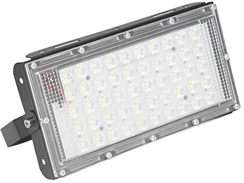 Yctze Tlicht Proiettore a LED 12V 50W 12V Proiettore a LED per Esterni Impermeabile a Luce Bianca Super Brillante per Cortili Giardini
