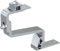 Fischer RH 52-67 H AL 10 crochets en aluminium pour toits de tuiles, 3 réglages, greffage horizontal, pour profils de panneaux solaires photovoltaïques, 571744