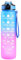 VegiMax 1L Sports Water Bottle with Straw Time markings, handle and Leakproof Design BPA-free Plastic water drink for Kids Boys Girls Hiking Gym Fitness Outdoor Cycling School & Office (Blue Pink)