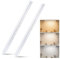 Aigostar Sottopensile Cucina LED Con Interruttore 9W CCT 990LM, Barra IP20 230V, 3000K/4000K/6500K, Per Cucina, Armadio, Scaffali. 572 * 34 * 23mm, 2 Pezzi