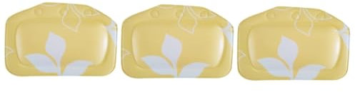 Baluue 3stücke Badewannenkissen Mit Saugnäpfen Ergonomisches Kopfkissen Aus Weichem Für Entspannende Badeerlebnisse Für Kopf Nacken Und Schultern Passt Jedes Badezimmer