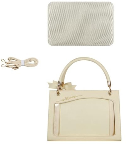 TAKOXIA Itabag Umhängetasche mit Anstecknadel, Umhängetasche, Schultasche, japanischer Stil, Kuriertasche, Schleife, Geldbörse und Handtasche