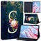 Case For Honor Pad X9 11.5 inch 2023 Tablet Case, Slim Smart Cover Stand Folio Case Honor Pad X8 Pro 11.5 inch PU Leather Case Tri-Fold Tablet Cover (initial letter S)