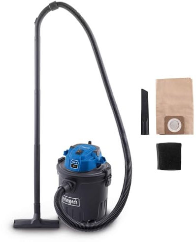 Scheppach Elektrischer Wasser/Trockensauger VC16-20 kPa | Auffangbehälter 16 L | Leistung 1200 W | Spannung 220-240 V~ / 50-60 Hz | 3 in 1 Funktion