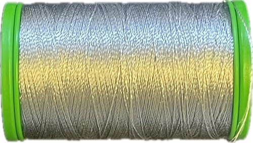 Alcazar 40 Viskose-Stickgarn, 200m Spule, Hellgrau, 100% Viskose