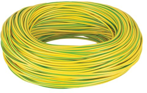 UKCABLE-TIES Electrical PVC Yellow/Green Earth Sleeving Cable Protection Flexible Tubing (Green/Yellow, 2mm - 10M)