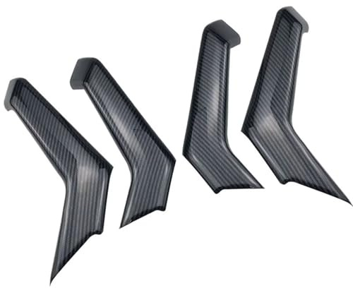 Innen Verkleidung Für Polo Plus 2019 2020 Carbon Fiber Innen Türgriff Abdeckung Aufkleber Trim Molding Innenausstattung Aufkleber