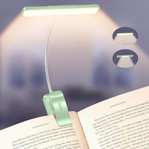 Gritin 2026 Gén.2 Lampe de Lecture, 32 LED Spectre Complet Liseuse Clip