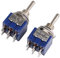 yibuy blau Design AC 125 V 6 A Doppel Pole On/Off/On 3P Kippschalter 2 Stück Type1