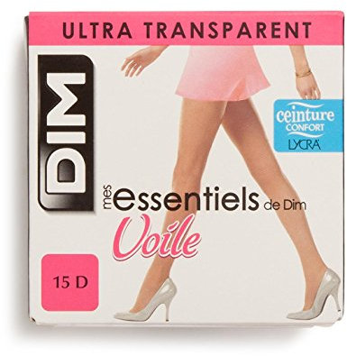 DIM Collant Femme Mes Essentiels 15D x1, Poivre, XL