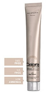 Maxxelle Ultra Color – Tratamiento de color bajo en amoniaco con extracto de goji 11.11 rubio ceniza Super platino (100 ml)
